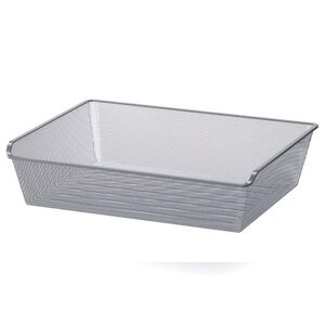 2 x IKEA KOMPLEMENT Metal Mesh Basket Grey Gray
